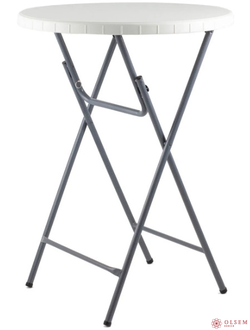 Стол кейтеринг коктейльный D.800 H.1100 складной пластиковый