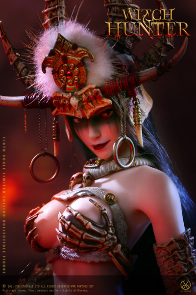 Черная шаманка Афайя - КОЛЛЕКЦИОННАЯ ФИГУРКА 1/6 Bloody Shaman Aphaia Black Shaman (WH002) - POPTOYS