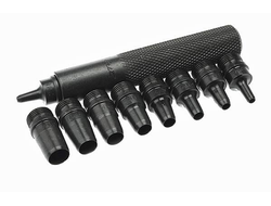 Набор просечек со сменными насадками 2-10 мм  (2,3,4,5,6,7,8,9,10 мм), 10 предметов