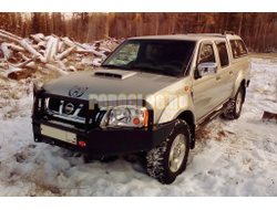Передний силовой бампер серии Трофи на NISSAN NP300 2010-2015 (02.016.01)