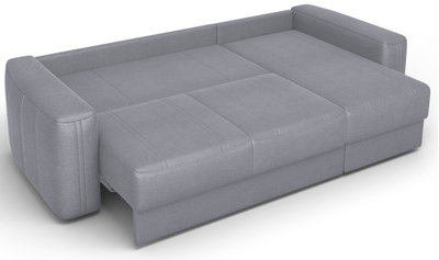 ДВУСПАЛЬНЫЙ РАСКЛАДНОЙ ПРУЖИННЫЙ ДИВАН-КРОВАТЬ БАРОЛО С НОЖКАМИ, УГЛОВОЙ, С ПОДЛОКОТНИКАМИ, СО СПАЛЬНЫМ МЕСТОМ И МЕХАНИЗМОМ ПАНТОГРАФ