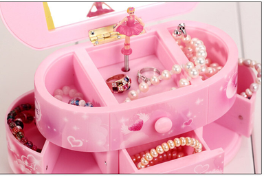 Шкатулка музыкальная для девочки Комод с танцующей балериной