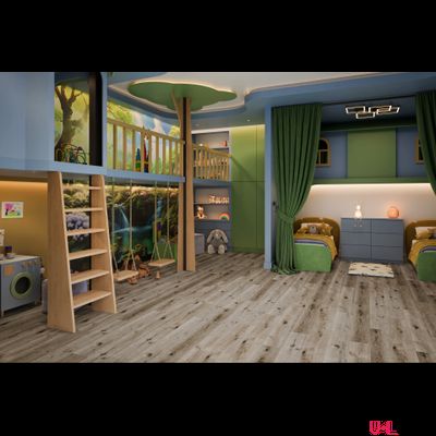 Кварцвиниловая плитка Damy Floor Family LVT Дуб Лофт 1508-1-LVT 43 класс толщина 2.5 мм с фаской клеевая 4.13 м2