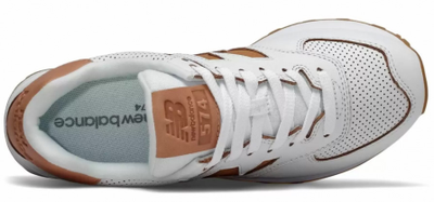 New Balance 574 Classic White Brown