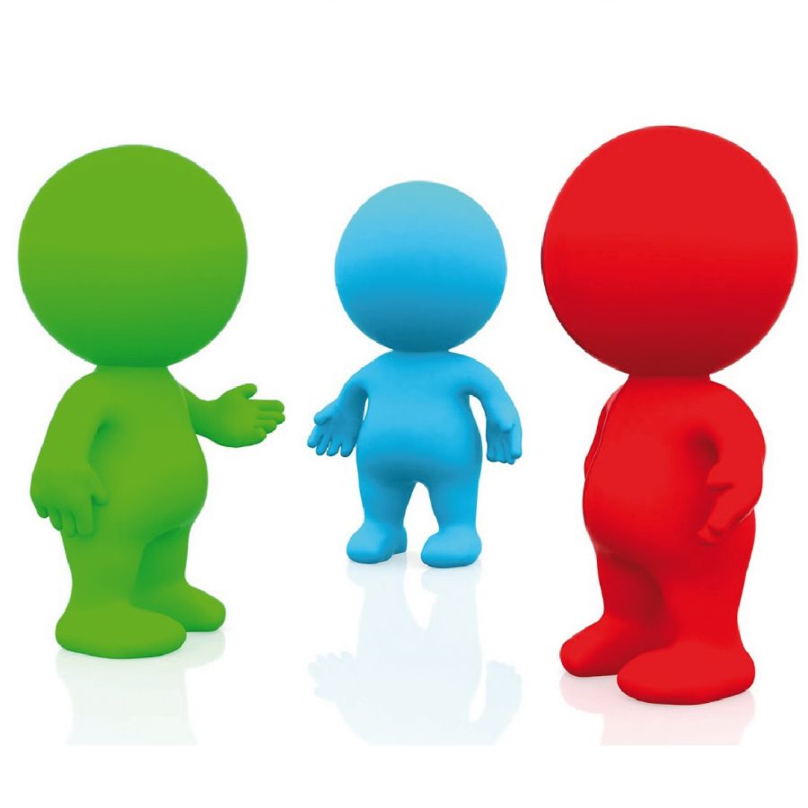 Три человечка для презентации