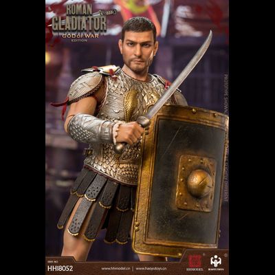 Римский гладиатор в чешуйчатой броне - КОЛЛЕКЦИОННАЯ ФИГУРКА 1/6 scale Imperial Legion Roman Gladiator Ares Version (HH18052) - HAOYUTOYS