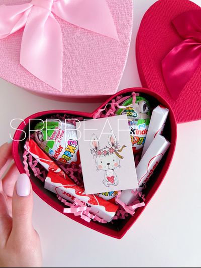 Подарочный набор №13 - Плюшевый мишка 85 см, Шар сердце, Киндер бокс малый