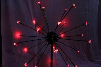 Фейерверк световой, салют световой 120х200см