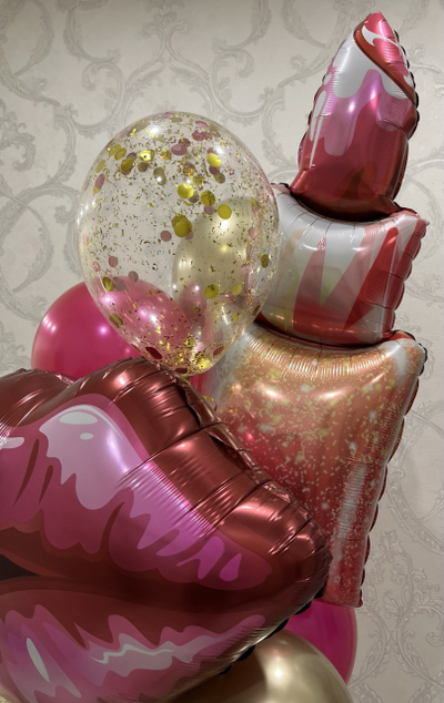 Набор с губками и помадой