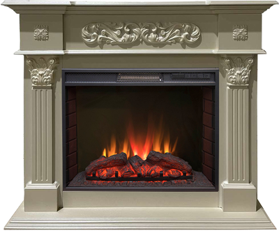 Электрокамин Лидс SL с очагом Sparta 25.5 LED