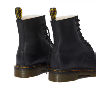 Ботинки Dr Martens 1460 Serena черные с мехом (36-46)