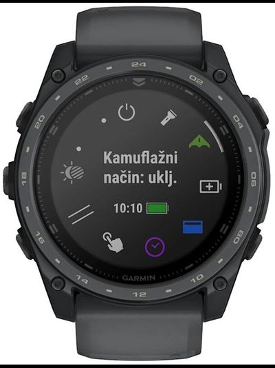 Часы Garmin Tactix 8 - 51mm, Amoled Cerakote Grey