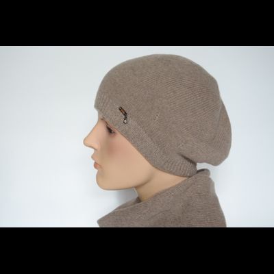 Женский шарф из кашемира Vizio Италия 9000 S ореховый