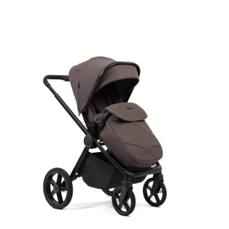 Коляска 2в1 Peppy Monaco 2025 Brownie (коричневый) рама черная