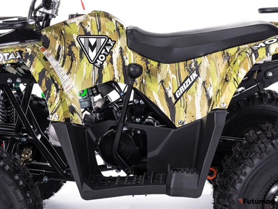 Квадроцикл MOTAX ATV Grizlik Premium 125cc Бензиновый зелёный камуфляж