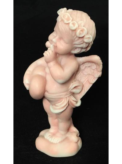 Фигурка Ангелочек стоящий с сердечком.ОПТ