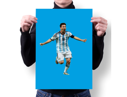 Плакат Лионель Месси, Lionel Messi №14