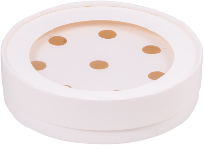 Коробка круглая для 8 конфет с/о (белая), Д165*35мм