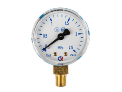 Манометр 2,5 МПа, 1/8 NPT, кислород