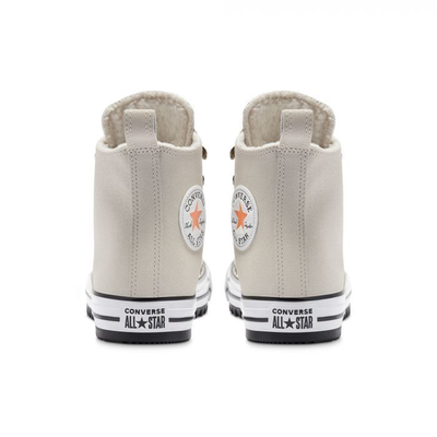 Зимние кеды Converse All Star Hiker белые высокие 169460C фото сзади