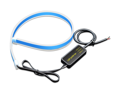 Гибкие ходовые огни с бегущим поворотником, 60см, 9-16v (комплект, 2шт)