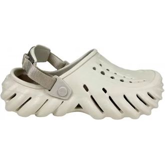 CROCS ECHO CLOG STUCCO КРЕМОВЫЕ С КОРИЧНЕВЫМ