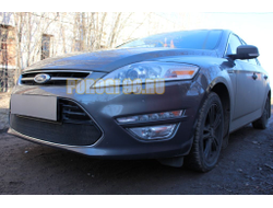 Защита радиатора Ford Mondeo IV 2010-2014 black