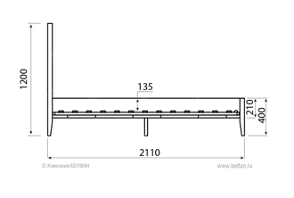 Кровать Chicago 160, Belfan купить в Симферополе
