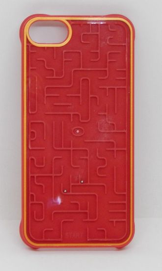 Защитная крышка-лабиринт с шариками iPhone 7/8 Plus, красный