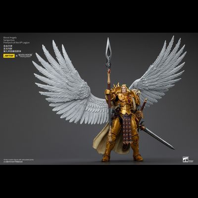 Сангвиний, Примарх Кровавых Ангелов (Warhammer Horus Heresy) - КОЛЛЕКЦИОННАЯ ФИГУРКА 1/18 Blood Angels Sanguinius Primarch of the IX Legion (JT00218) - JOYTOY