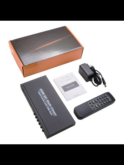 DE/VT-818 восьмиканальный HDMI-переключатель/мультиплексор 4К 8x1