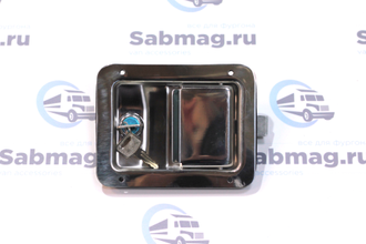 Замок врезной автомобильный, клавишный 140х108