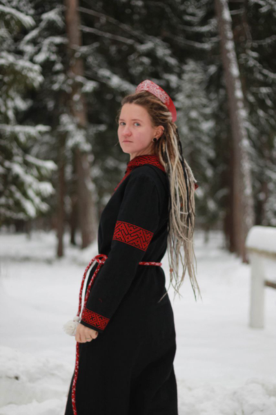 Платье славянское Велесиха