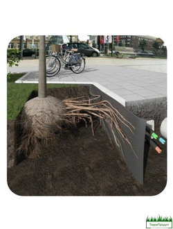 Root barrier Terra - противокорневой вертикальный барьер (50 м.п.)