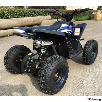 Детский квадроцикл Motax GEKKON 90cc Бензиновый Черно-синий