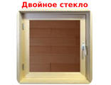Окно 60*60 см Липа (двойное стекло)