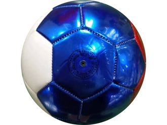 4670159124245  Мяч футбольный металлик,  (Арт. МБ-2424)  PVC, №5, окружность 68-70см., 330-350гр.