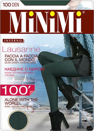 Колготки женские ЦВЕТНЫЕ MiNiMi Lausanne 100 den