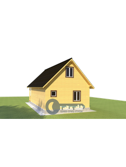 Д-16 ДАЧНЫЙ ДОМ ИЗ БРУСА:ГАБАРИТНЫЕ РАЗМЕРЫ: (10.5Х6М), ОБЩАЯ ПЛОЩАДЬ: 102М²