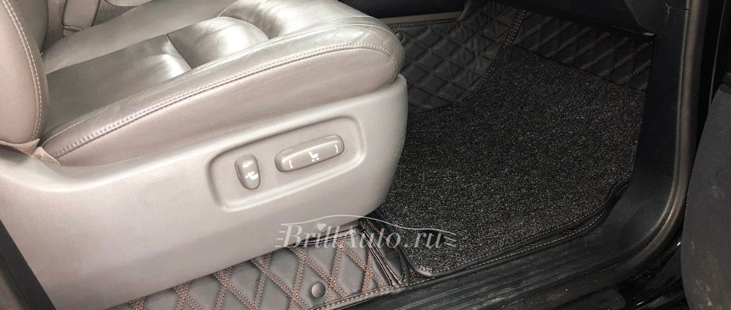 3D (5D) коврики из эко кожи Toyota Land Cruiser 200 BrillAuto - БрилАвто