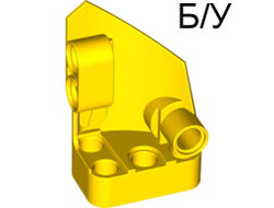 ! Б/У - Technic, Panel Fairing # 1 Small Smooth Short, Side A, Yellow (87080 / 4558879 / 6252564) - Б/У