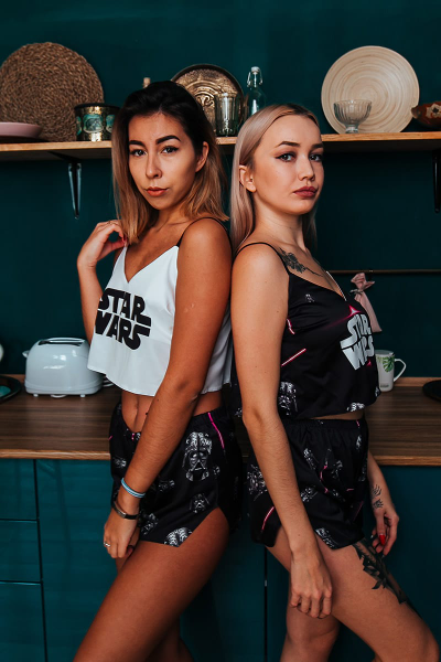 Шелковая пижама "SW Dark"