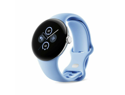 Google Pixel Watch 2 LTE Polished Silver With Bay Band