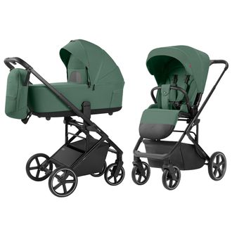 専用新品　Slopeslow カウチンジャケット　XS　ミントグリーン Коляска 2в1 Carrello Alfa 2025 Meadow Green