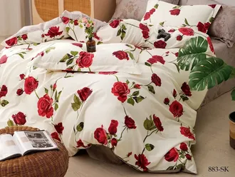 Постельное белье Cleo евро сатин 200х220х1 230х250х1 50х70х2+5см 70х70х2 31/883-SK