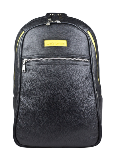 Кожаный рюкзак Mantovano black (арт. 3109-01)