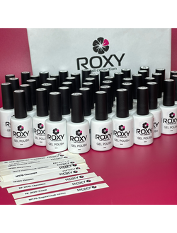 Набор № 10 БУ гель-лаков ROXY (50 шт) с наклейками на типсы