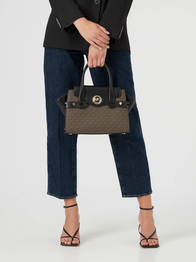 Сумка женская Michael Kors Bag Carmen Small Brown Black