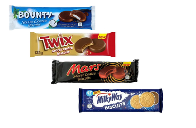 Печенье Twix Secret Centre Biscuits