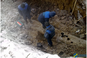 Конструкционный ремонт бетонных трубы